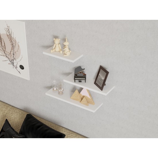 Wall Shelf Leila - White White Wall Shelf Leila - White White