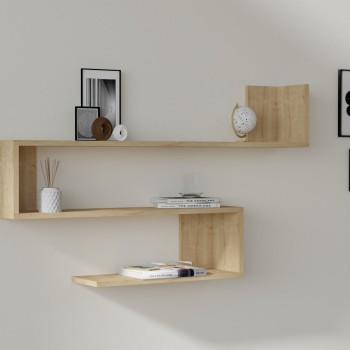 Wall Shelf Penne - Sapphire Oak Sapphire Oak