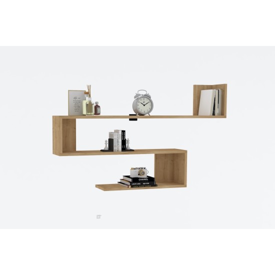 Wall Shelf Penne - Sapphire Oak Sapphire Oak Wall Shelf Penne - Sapphire Oak Sapphire Oak