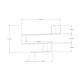 Wall Shelf Penne - Sapphire Oak Sapphire Oak Wall Shelf Penne - Sapphire Oak Sapphire Oak