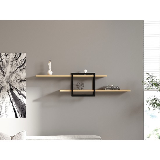 Wall Shelf Mone - Sapphire Oak Sapphire Oak Wall Shelf Mone - Sapphire Oak Sapphire Oak