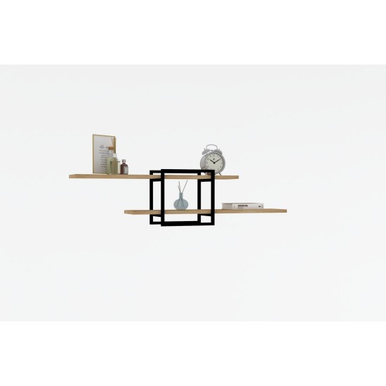 Wall Shelf Mone - Sapphire Oak Sapphire Oak Wall Shelf Mone - Sapphire Oak Sapphire Oak