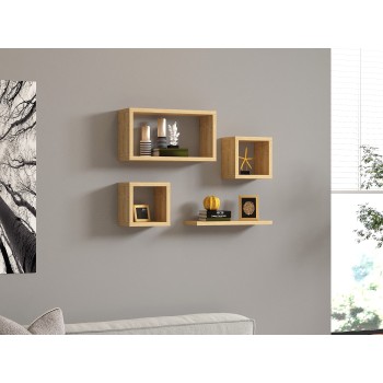 Wall Shelf Babi - Sapphire Oak Sapphire Oak