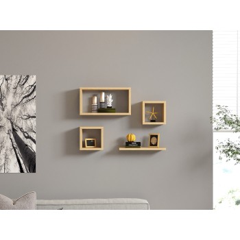 Wall Shelf Babi - Sapphire Oak Sapphire Oak