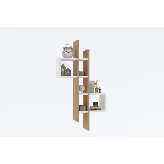 Wall Shelf Emse - Sapphire Oak, White Sapphire Oak
White Wall Shelf Emse - Sapphire Oak, White Sapphire Oak
White