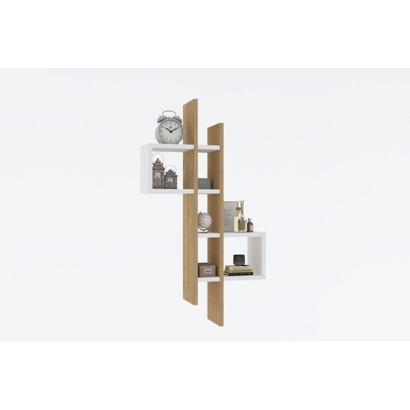 Wall Shelf Emse - Sapphire Oak, White Sapphire Oak
White