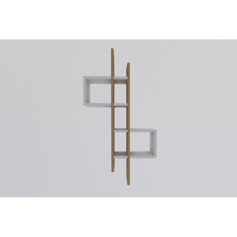 Wall Shelf Emse - Sapphire Oak, White Sapphire Oak
White