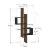 Wall Shelf Emse - Sapphire Oak, White Sapphire Oak
White