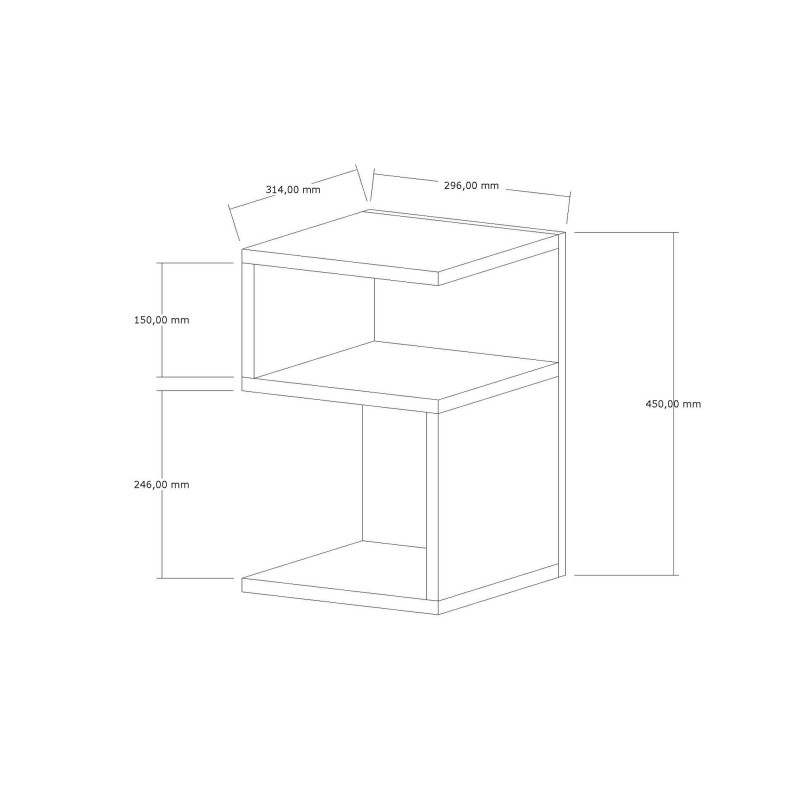 Side Table Carol - Sapphire Sapphire