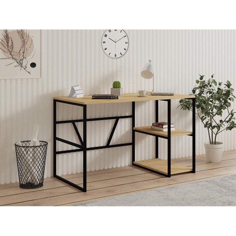 Study Desk Caste - Sapphire Oak Sapphire Oak