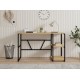 Study Desk Caste - Sapphire Oak Sapphire Oak