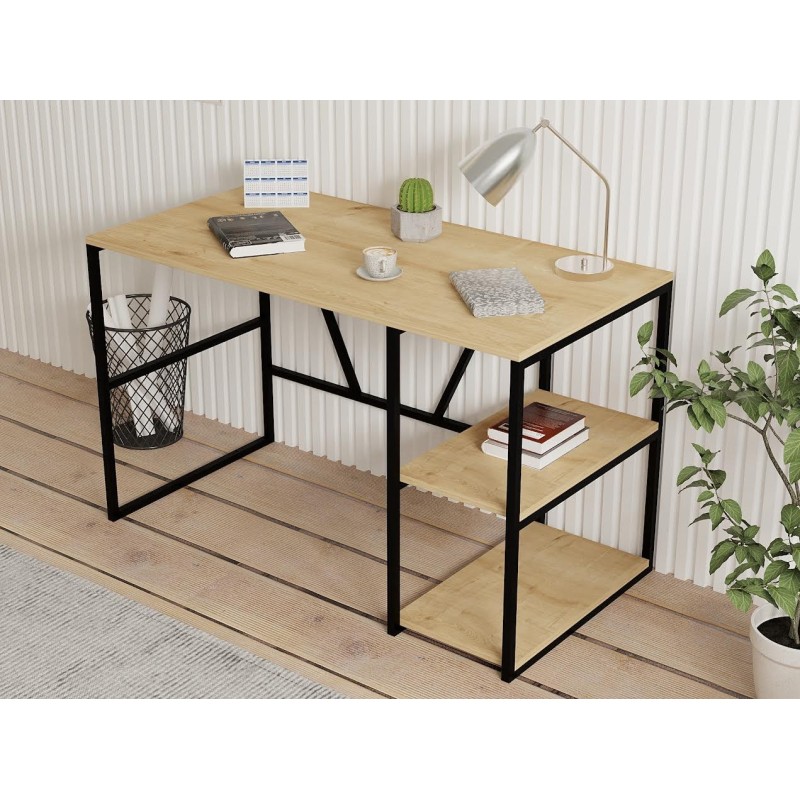 Study Desk Caste - Sapphire Oak Sapphire Oak