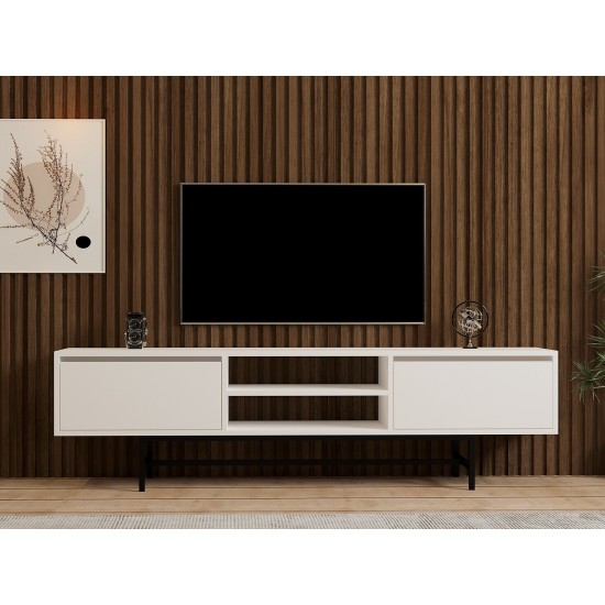 TV Unit Tauber - White White TV Unit Tauber - White White