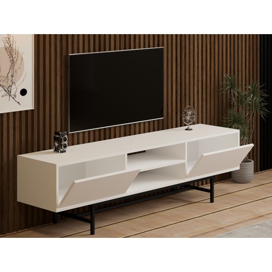 TV Unit Tauber - White White TV Unit Tauber - White White