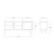 TV Unit Jena - Anthracite Anthracite TV Unit Jena - Anthracite Anthracite