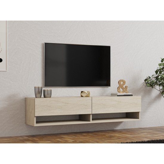 TV Unit Arges - Travertine Travertine TV Unit Arges - Travertine Travertine