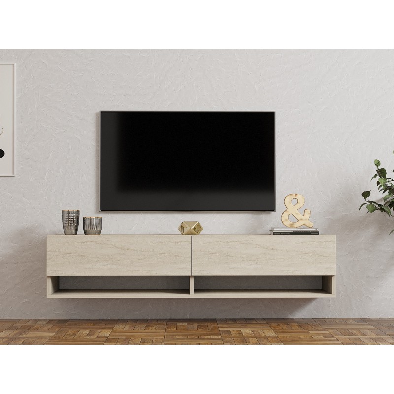 TV Unit Arges - Travertine Travertine