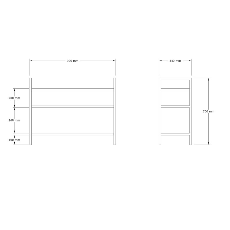 Shoe Cabinet Narden - White White