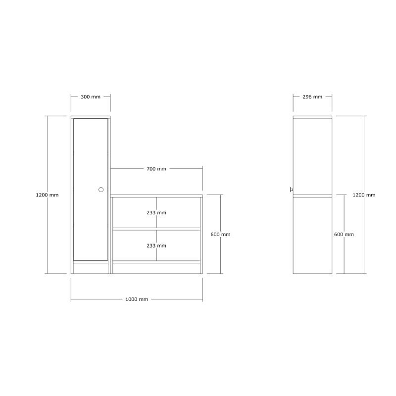 Shoe Cabinet Daisy - Sapphire Sapphire