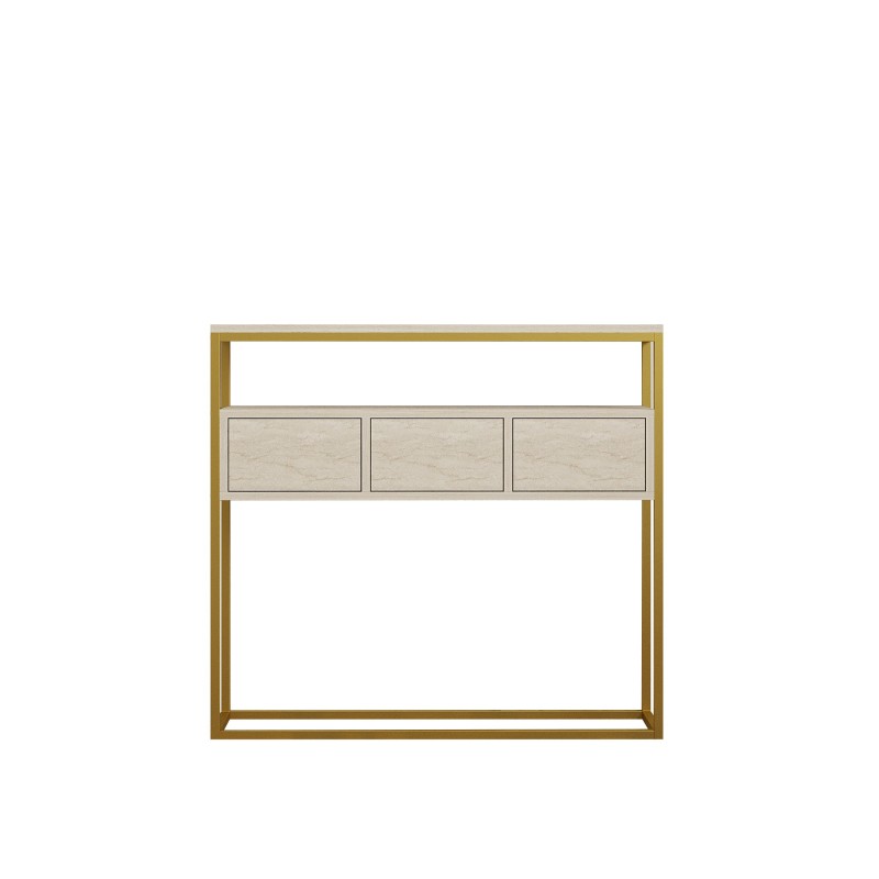 Μπουφές Guarda - Χρώμα Εφέ Πέτρας Τραβερτίνη - 90x34x70εκ