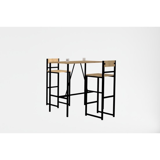 Table & Chairs Set (3 Pieces) Tibet - Oak Oak
Black Table & Chairs Set (3 Pieces) Tibet - Oak Oak
Black