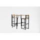 Table & Chairs Set (3 Pieces) Tibet - Oak Oak
Black Table & Chairs Set (3 Pieces) Tibet - Oak Oak
Black