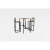 Table & Chairs Set (3 Pieces) Tibet - Oak Oak
Black