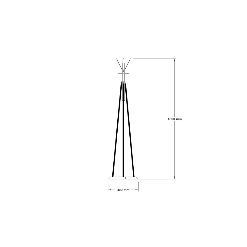 Coat Hanger Foley - Oak Oak
Black