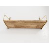 Wall Shelf Dekoratif Duvar Rafı Gold
Brown