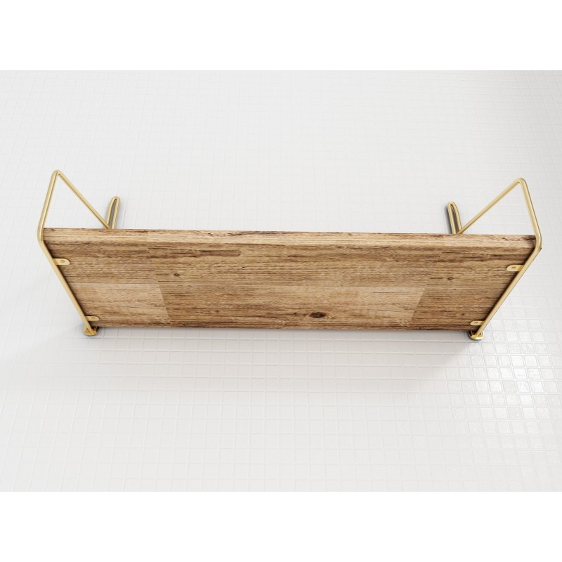 Wall Shelf Dekoratif Duvar Rafı Gold
Brown