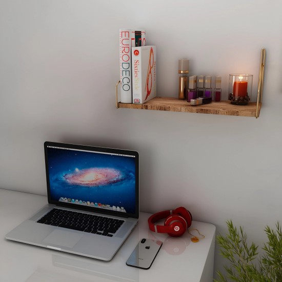Wall Shelf Dekoratif Duvar Rafı Gold
Brown Wall Shelf Dekoratif Duvar Rafı Gold
Brown
