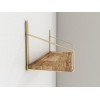 Wall Shelf Dekoratif Duvar Rafı Gold
Brown