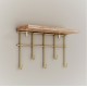 Wall Shelf Dekoratif Duvar Rafı ve Askılık Gold
Brown Wall Shelf Dekoratif Duvar Rafı ve Askılık Gold
Brown
