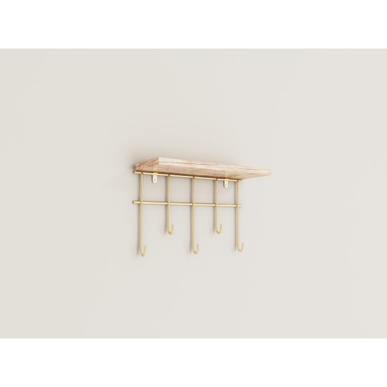 Wall Shelf Dekoratif Duvar Rafı ve Askılık Gold
Brown Wall Shelf Dekoratif Duvar Rafı ve Askılık Gold
Brown