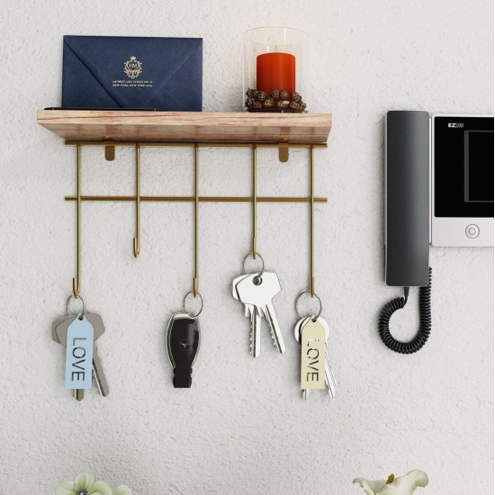 Wall Shelf Dekoratif Duvar Rafı ve Askılık Gold
Brown Wall Shelf Dekoratif Duvar Rafı ve Askılık Gold
Brown