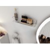 Wall Shelf Banyo Makyaj Rafı, Baharatlık - Chrome Chrome