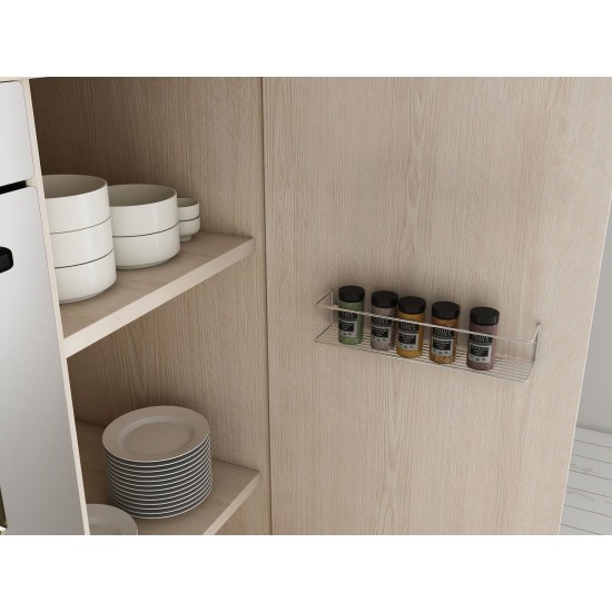 Wall Shelf Banyo Makyaj Rafı, Baharatlık - Chrome Chrome Wall Shelf Banyo Makyaj Rafı, Baharatlık - Chrome Chrome