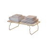 Wall Shelf Dolap Ici Organizer Gold
Brown