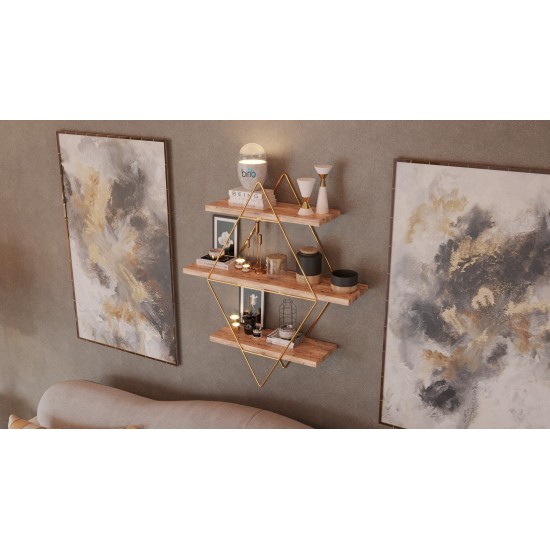Wall Shelf Prizma Raf, Büyük Boy Salon Tipi Gold
Brown Wall Shelf Prizma Raf, Büyük Boy Salon Tipi Gold
Brown