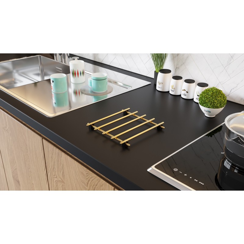 Aberto Design Trivet Tezgah Koruyucu Gold Gold