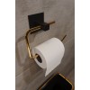 Aberto Design Toilet Paper Holder Wc Kağıtlık, Tuvalet Kağıdı Askısı Gold