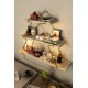 Wall Shelf Duvar Rafı, Tezgah Üstü Kullanım Gold
Brown
