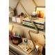 Wall Shelf Duvar Rafı, Tezgah Üstü Kullanım Gold
Brown
