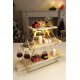 Wall Shelf Duvar Rafı, Tezgah Üstü Kullanım Gold
Brown