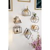 Wall Shelf Minyatür Raflar 6lı Set Gold
Black