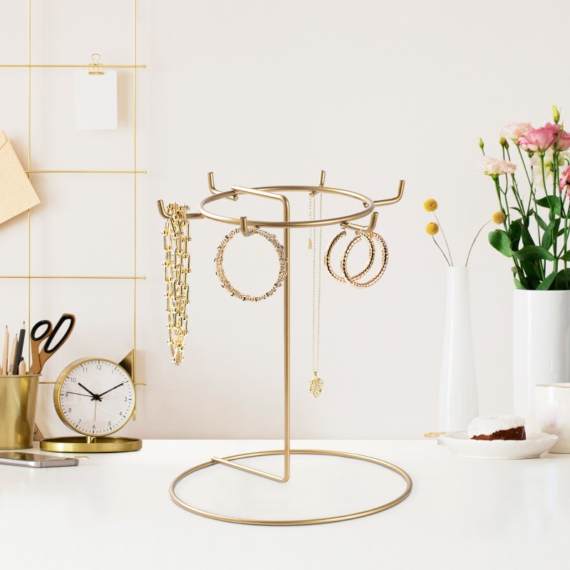 Aberto Design Jewellery Stand Organizer TK-001 Gold
