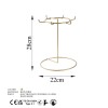 Aberto Design Jewellery Stand Organizer TK-001 Gold