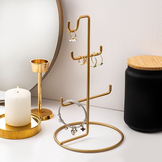 Jewellery Stand Organizer TK-003 Gold Aberto Design Jewellery Stand Organizer TK-003 Gold