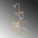 Jewellery Stand Organizer TK-003 Gold Aberto Design Jewellery Stand Organizer TK-003 Gold