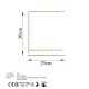 Jewellery Stand Organizer TK-005 Gold Aberto Design Jewellery Stand Organizer TK-005 Gold